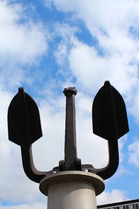 Monument backlighting ship