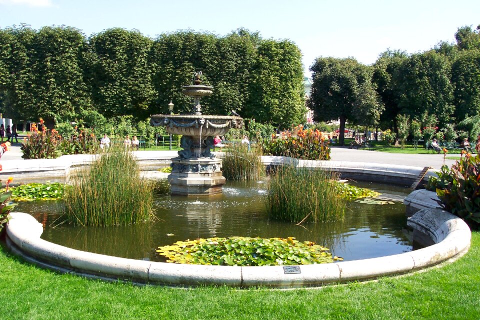 Downtown park summer