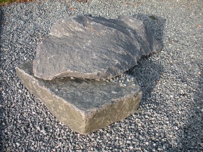 Surface gray stone photo