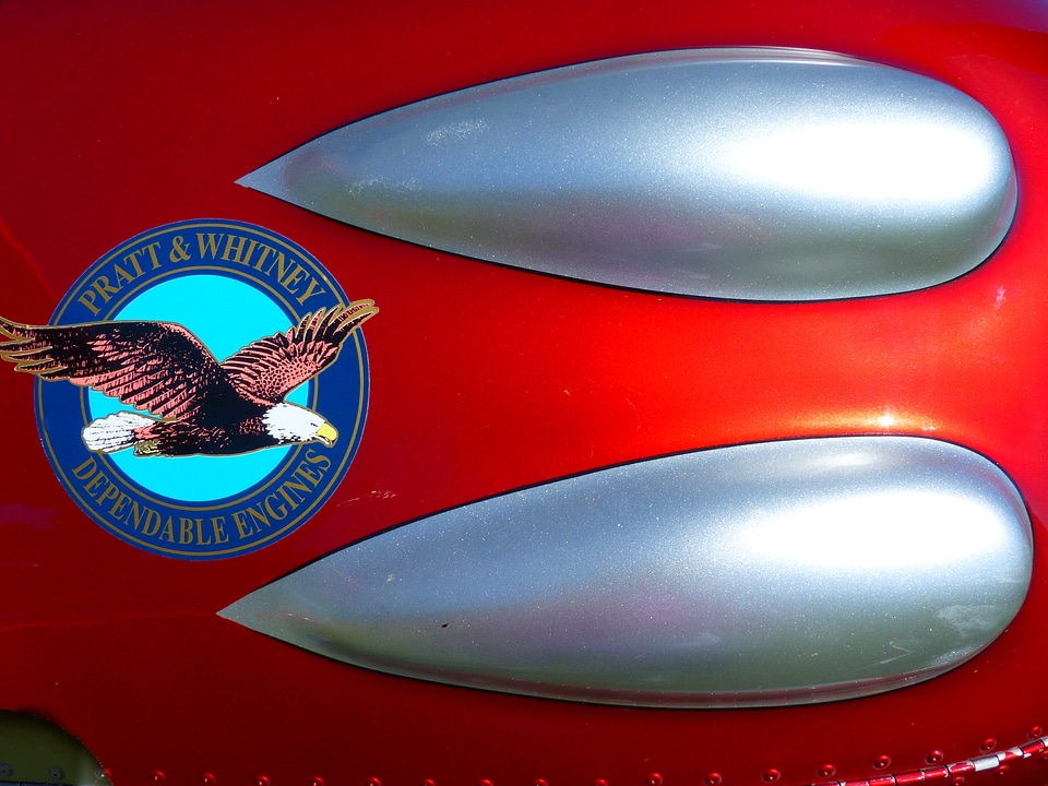 Red silver paintwork
