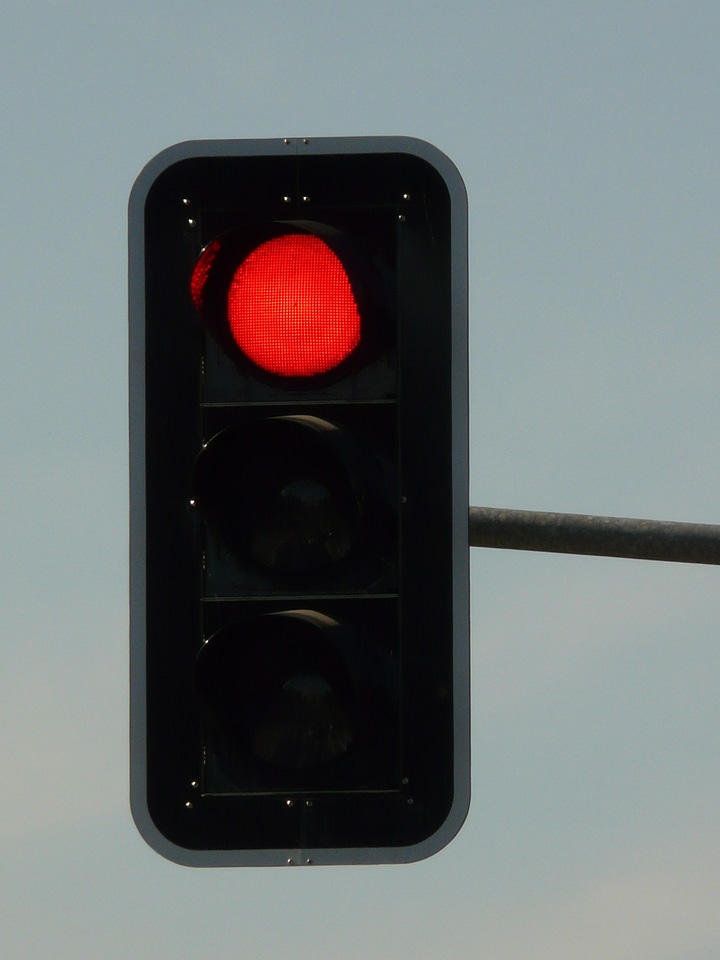 Stop traffic signal road