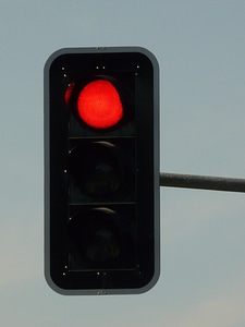 Stop traffic signal road photo