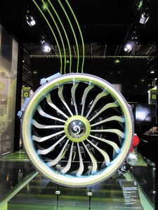 Flying turbine drive
