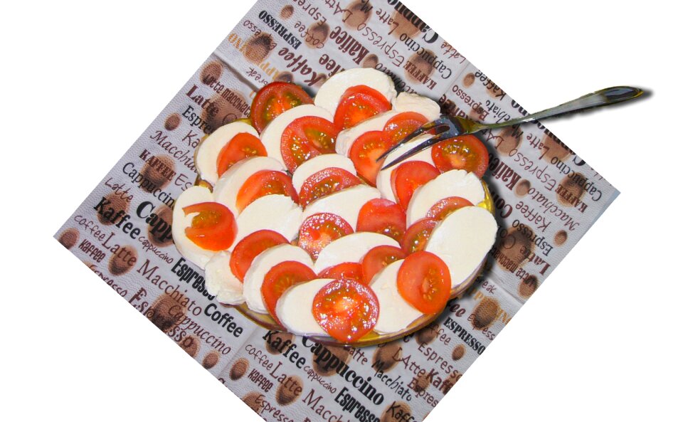Mozarella vegetables italian