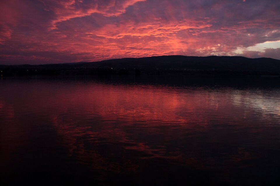 Reflection sky sunset