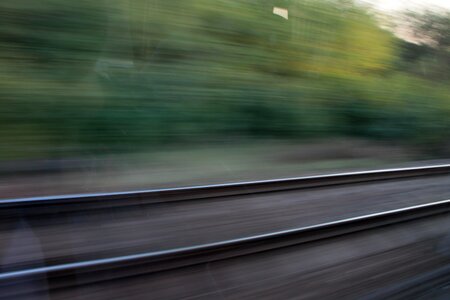 Speed track trains photo