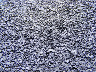 Rocks gray bitumen