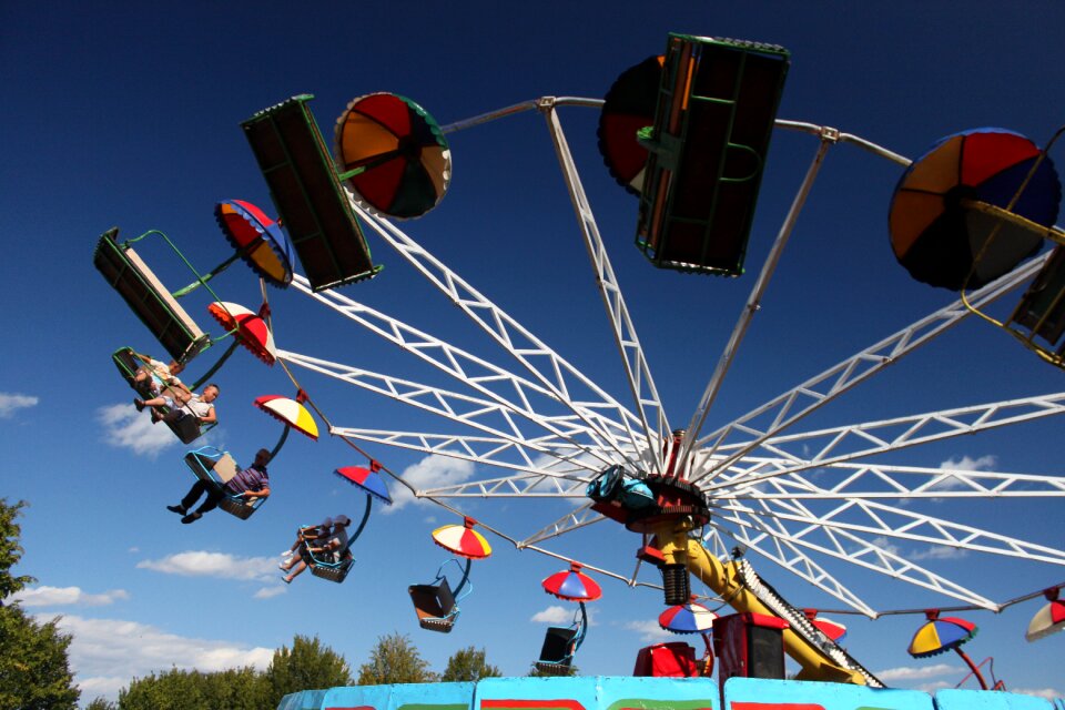 Sky swing umbrellas