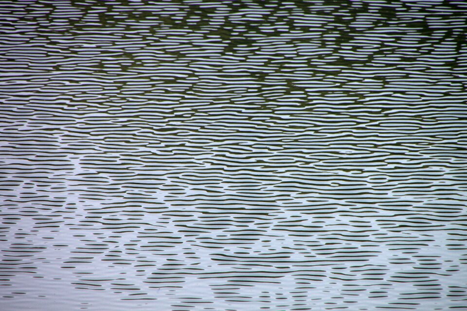 Liquid ripples surface