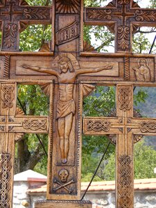 Sculpture trinity wooden