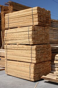 Lumber materials planks