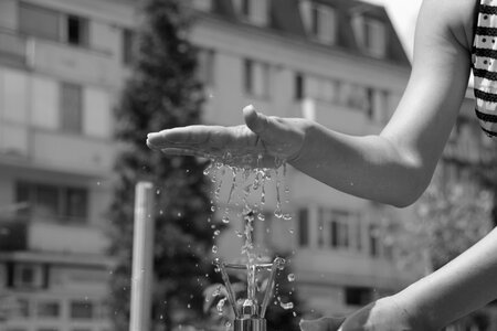 Fountain water liquid photo