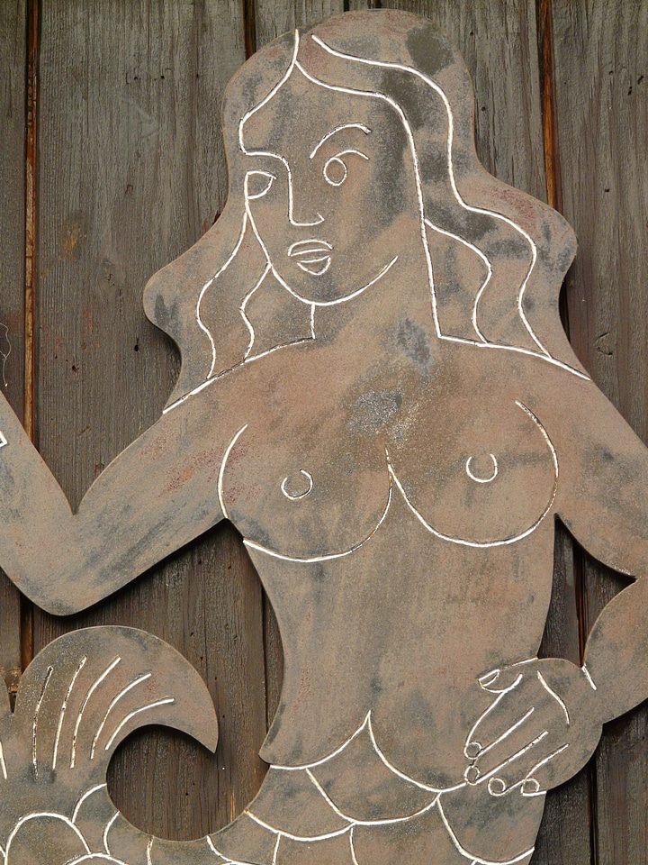 Beautiful breasts water women
