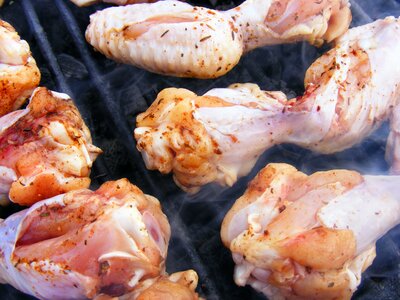 Roast grill wings photo