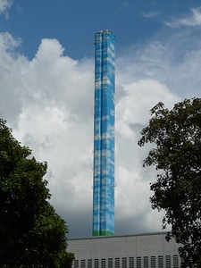Huge industrial plant industry