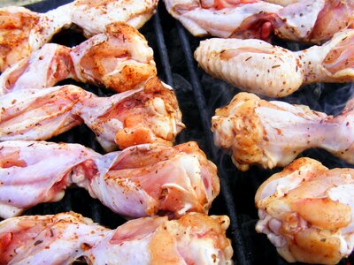 Roast grill wings photo