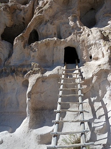 Ladder cliff dwelling native photo