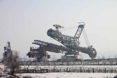 Equipment excavator mining photo