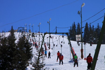 Romania sky snow