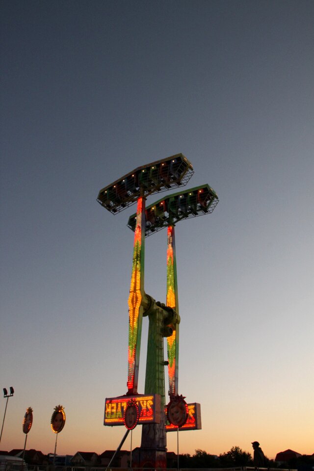 Lights night park