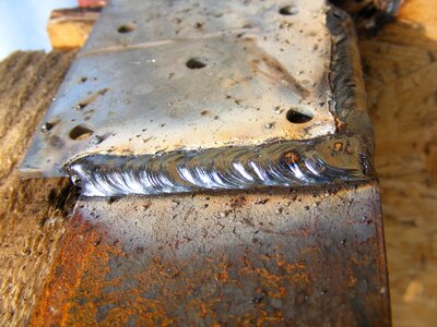 Shield weld welding