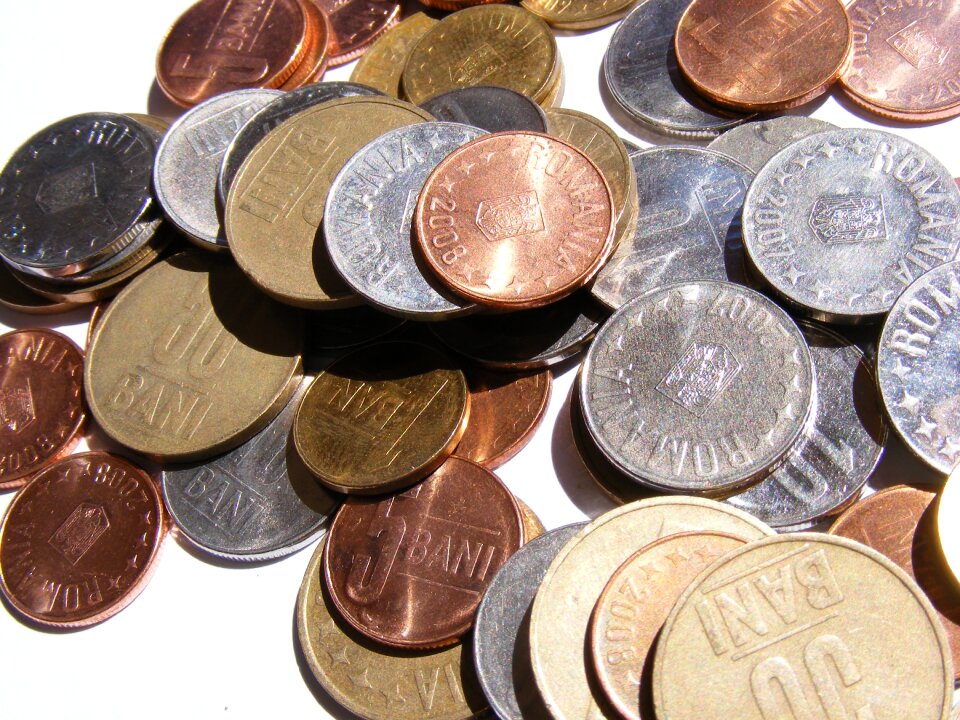 Metal money romanian