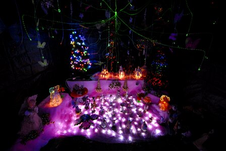 Christmas background christmas decorations lighting