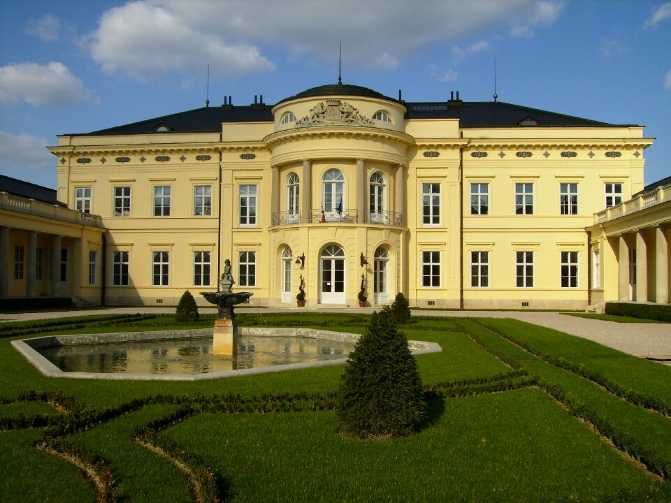 Hungary castle garden