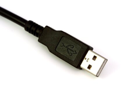 Isolated usb white