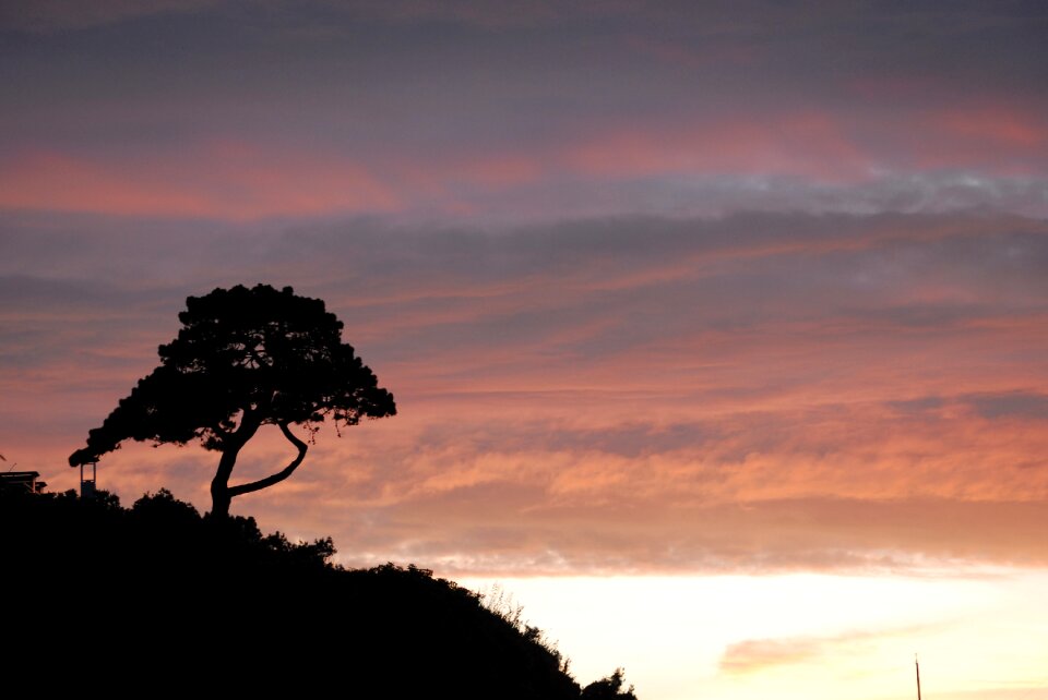 Sunset autumn daybreak
