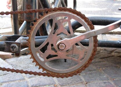 Old bike chain