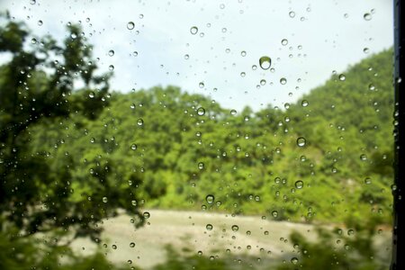 Window droplet nature