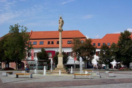 Austria city main market square photo