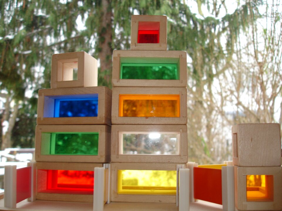Window building stained glass