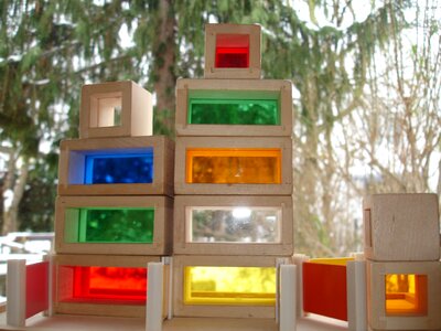 Window building stained glass
