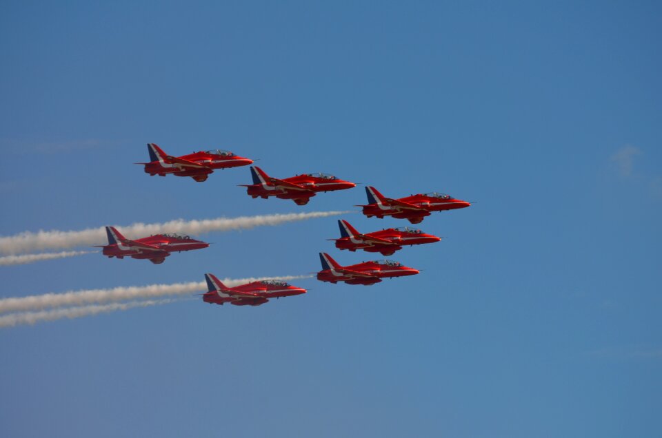 Aircraft afterwards red