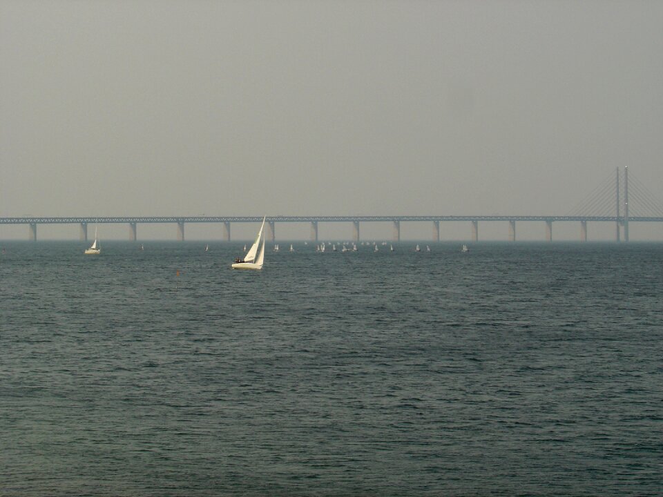 öresund bridge water