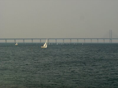 öresund bridge water