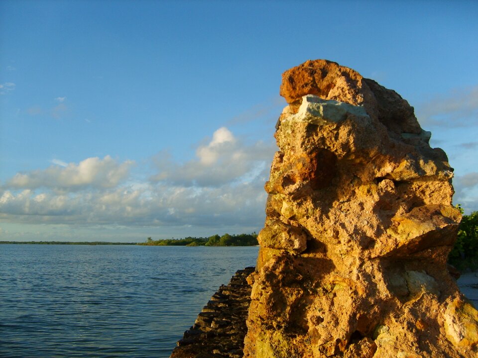 Island fishing ocean