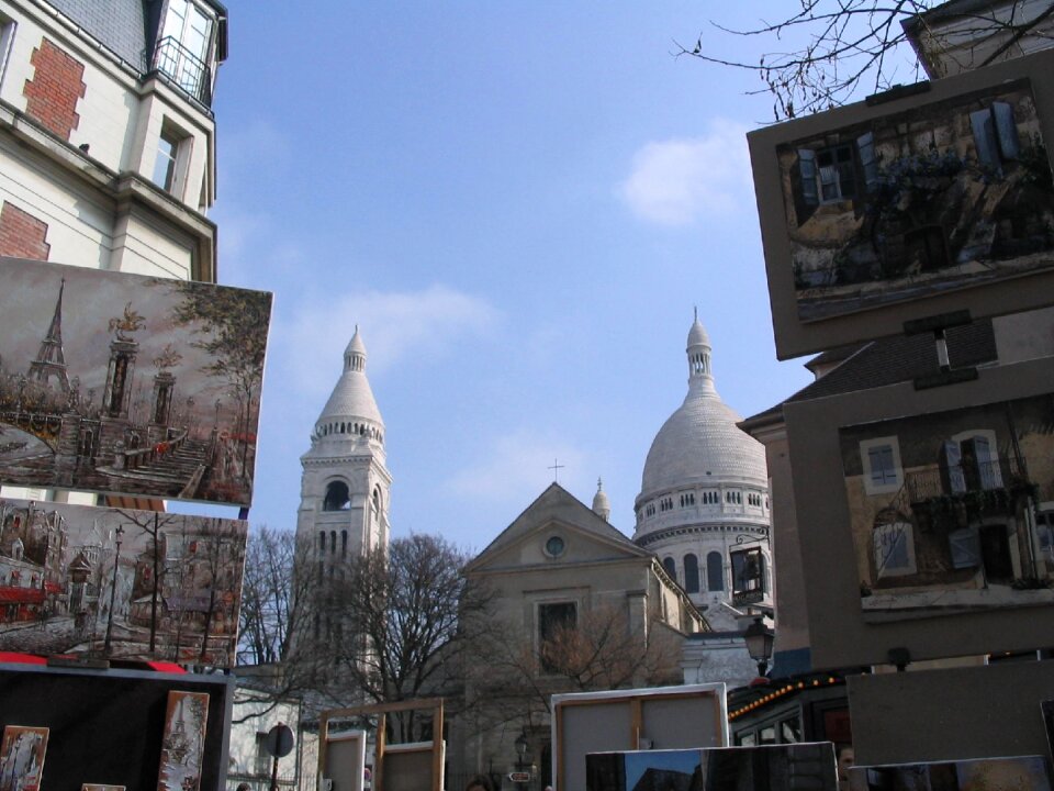 Montmartre place du tertre painters