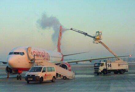 De-icing safety plane