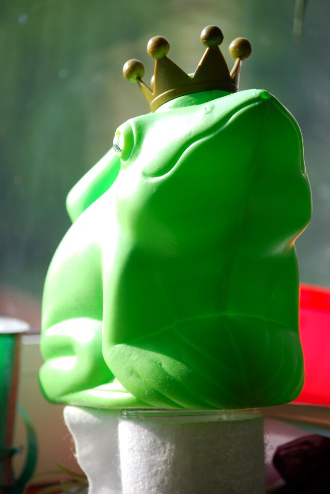Prince frog prince watering can
