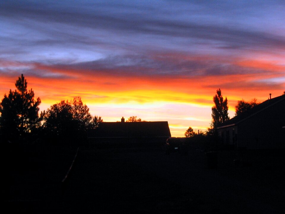 Abendstimmung evening sky sky