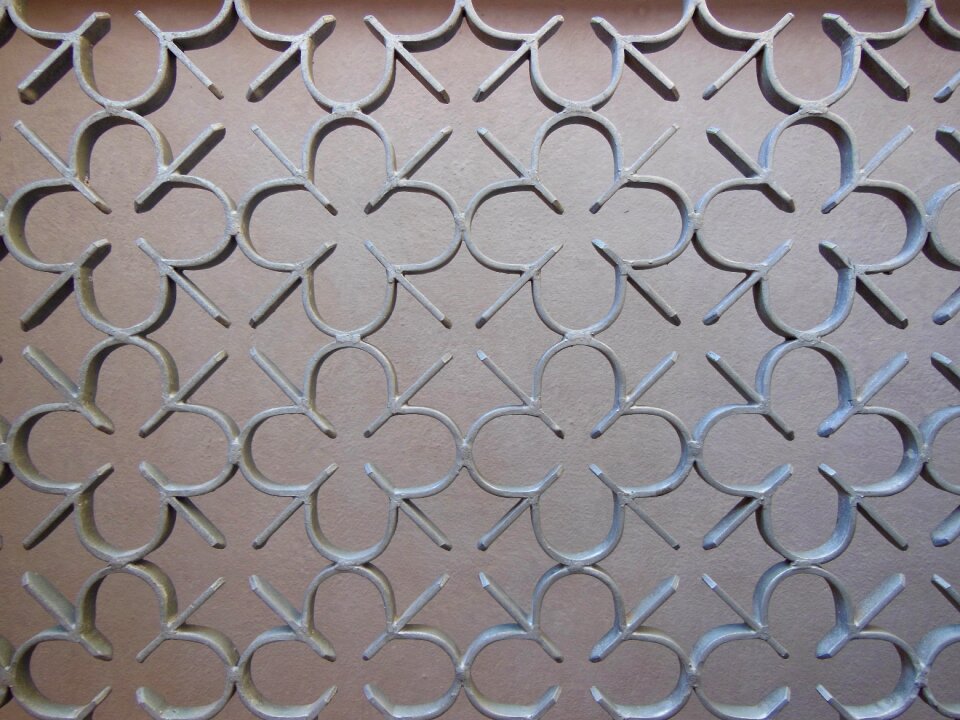 Pattern metal close-up