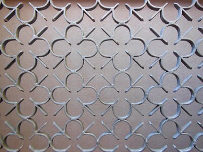 Pattern metal close-up photo