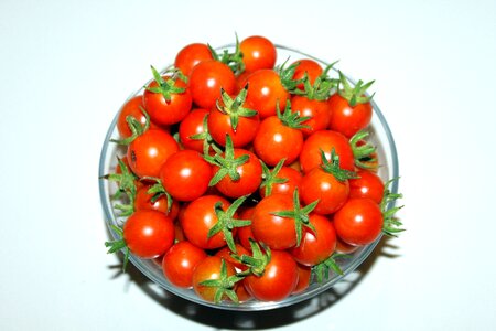 Tomato glass bowl photo