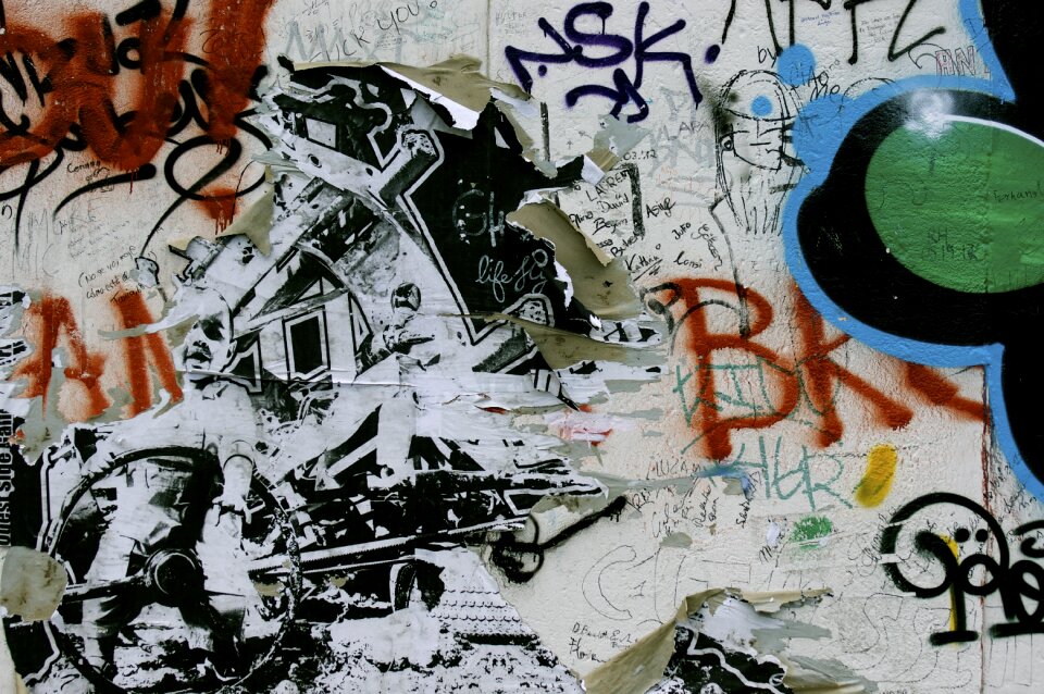Graffiti grunge wall