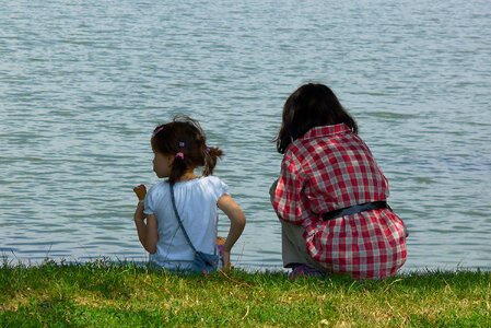 People sisters relaxation photo