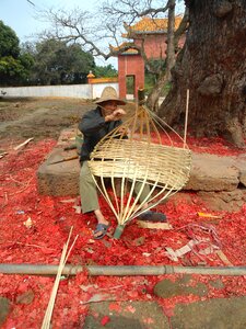 Basket-weaving making work