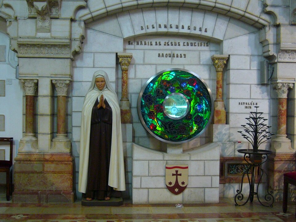 Stone church interior